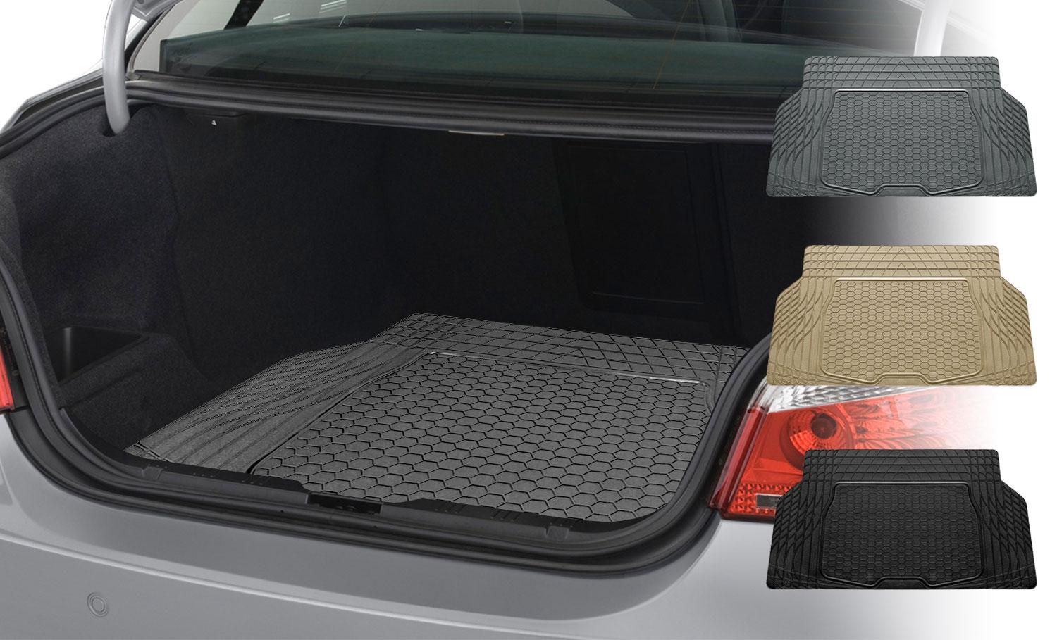 Nitoyo Heavy Duty Rubber Truck Cargo Liners Floor Mats to Fit for Car SUV Van Trucks