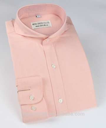 spread collar oxford shirt 100 cotton men dress shirt washed custom shirt