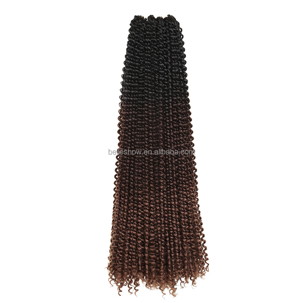 Hot sell passion twist hair 1water wave passion twists Synthetic Hair braiding 22inch ombre passion twist crochet