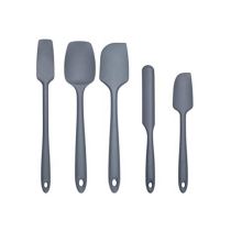 Spatula Set Silicone Kitchen 5pcs - Strong Stainless Steel Core