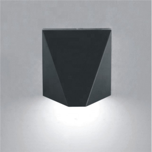 LEDER Feature Negre Llum de paret exterior LED simple