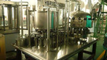 Particle Juice Filling Machine / Bottling Line Equipment , Energy Saving
