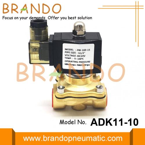 ADK11-10A / G / N G3 / 8 &#39;&#39; CKD نوع الطيار ركلة الملف اللولبي صمام