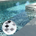 Outdoor Swimming Pool Glass Mosaic Floor Tiles