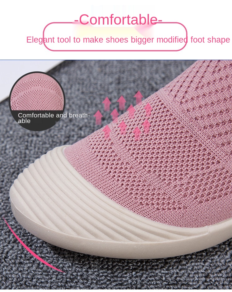 36-40 yards Wholesale slip-on casual Shoes Flying woven breathable cloth shoes mesh light soft sneakers Walking shoes for women