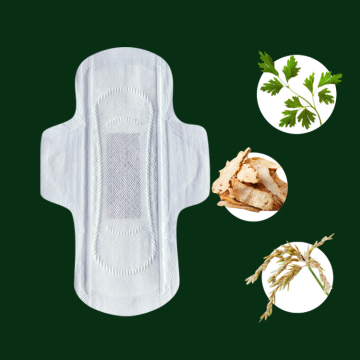 Free sample high quality regular herbal sanitary pad