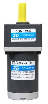 12v 24v 90v dc gear head motor