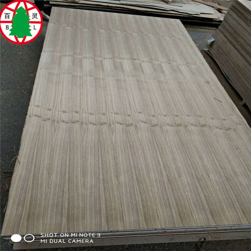 Linyi  1220*2440*5mm  Natural Teak veneer Plywood