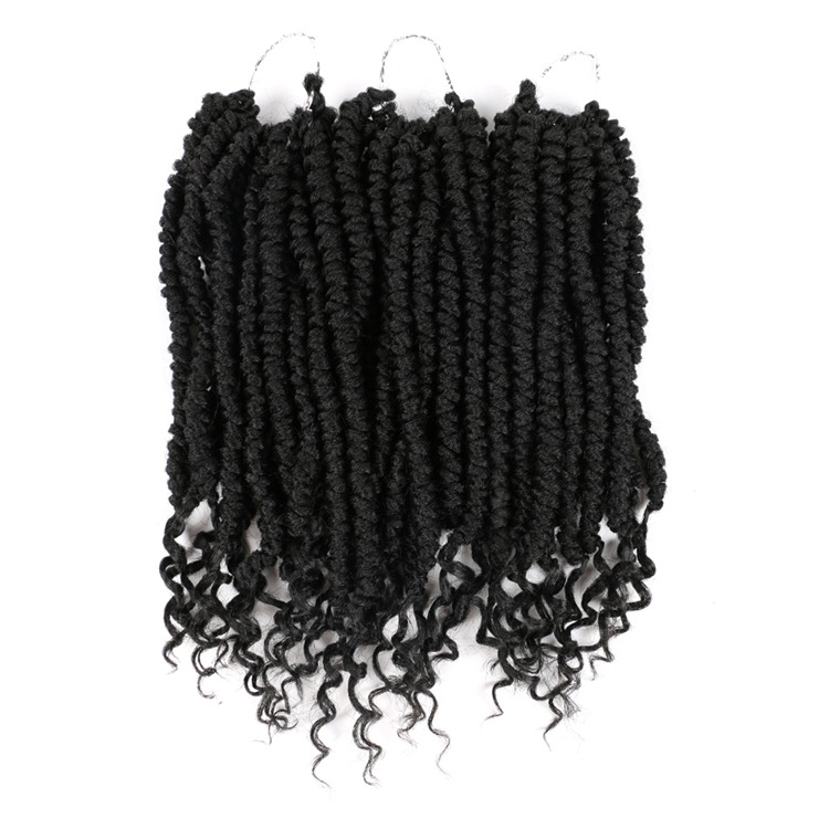 Wholesale Curly Ends Spring Senegalese Twists Pre Looped Senegalese Spring Twist Crochet Hair Braids Bomb Twists