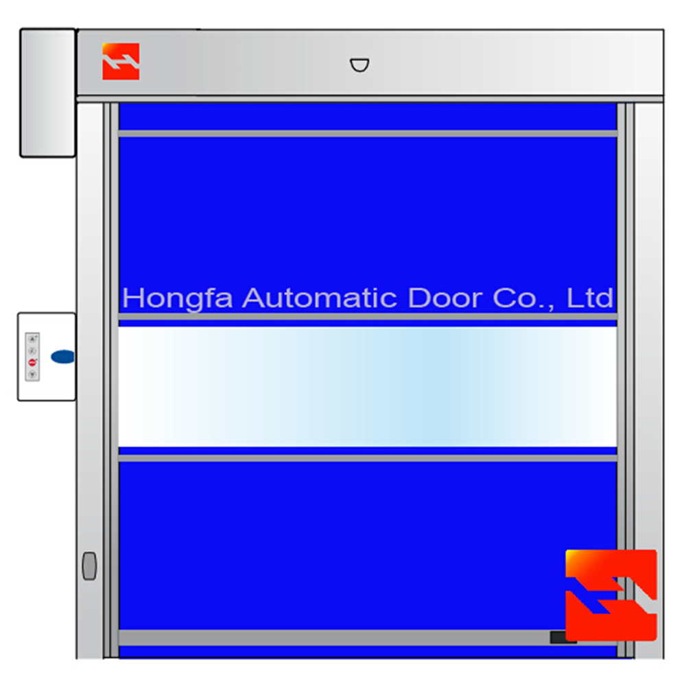 Industrial Electrical Plastic High Speed Roller Shutter