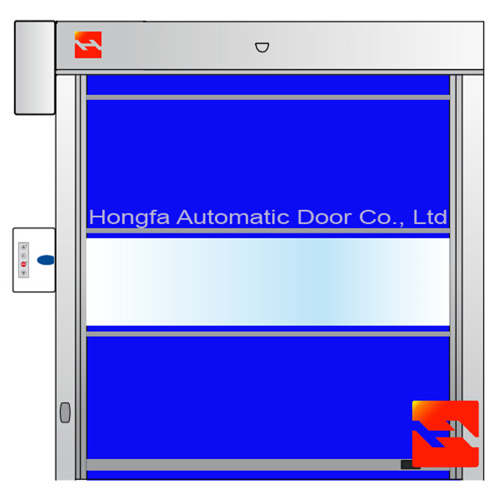 Automatic Roll Up Fabric High Speed Door