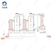 Double effect evaporation equipment