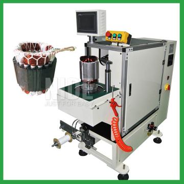 Stator automatic overhang lacing machine