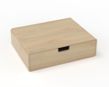 Luxury Hotel Guestroom Wooden Effect Accessories - Welcome Tray