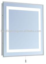Square Fluent Illuminated Bath Mirror light