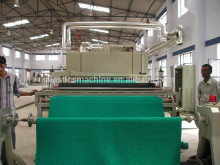 Plastic carpet mat machine