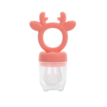 Deer-Shaped Silicone Pacifier Baby Fresh Food Feeder