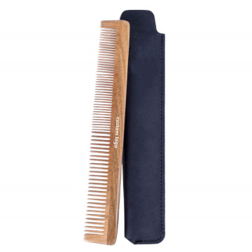 Wholesale Handcrafted Anti-Static Green Sandalwood Beard Straightening Comb