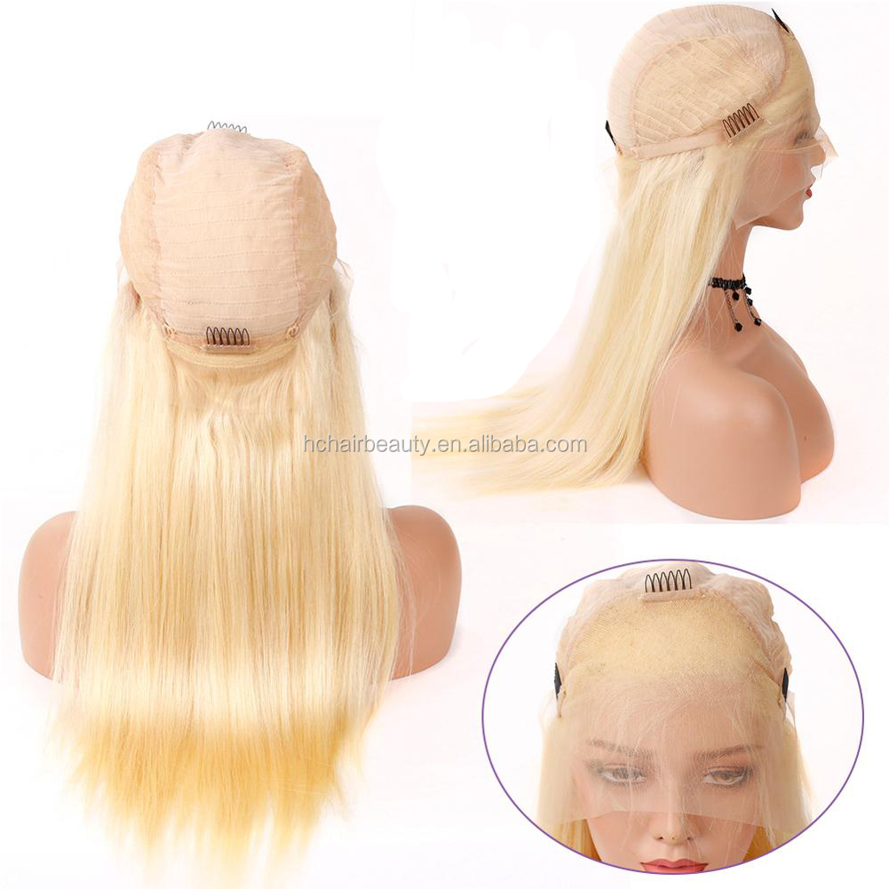 613 Blonde 13x4 Lace Front Human Hair Wigs Transparent Lace Wigs Pre Plucked With Baby Hair 613 Lace Front Wig Long Hair