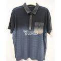 Men's YD Stripe Dip-Dye With Oxford Collar Polo