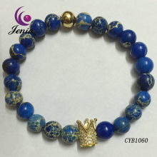 Jenia 2016 Lately Fashion Jade Bead Bracelet,Crystal Diamond Bracelet