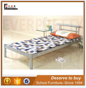 Cheap metal frame bunk beds, single folding metal bed, metal mesh frame bed