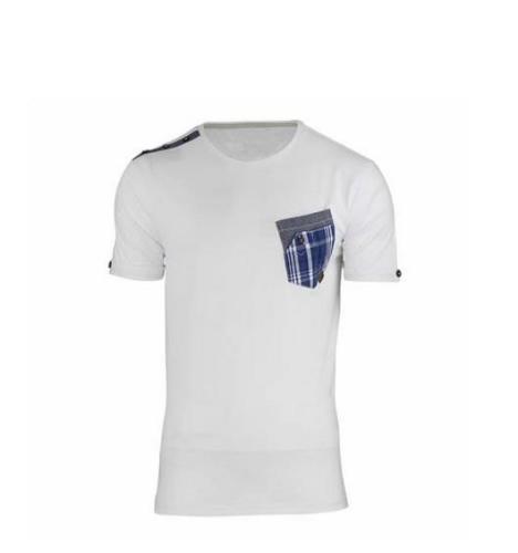 2016 new design custom logo v-neck pocket t-shirt pocket tshirts pocket t-shirt