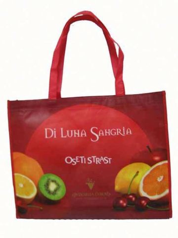 folding handle non woven shopping bag