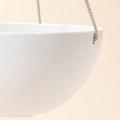 White Hanging Planter Basket