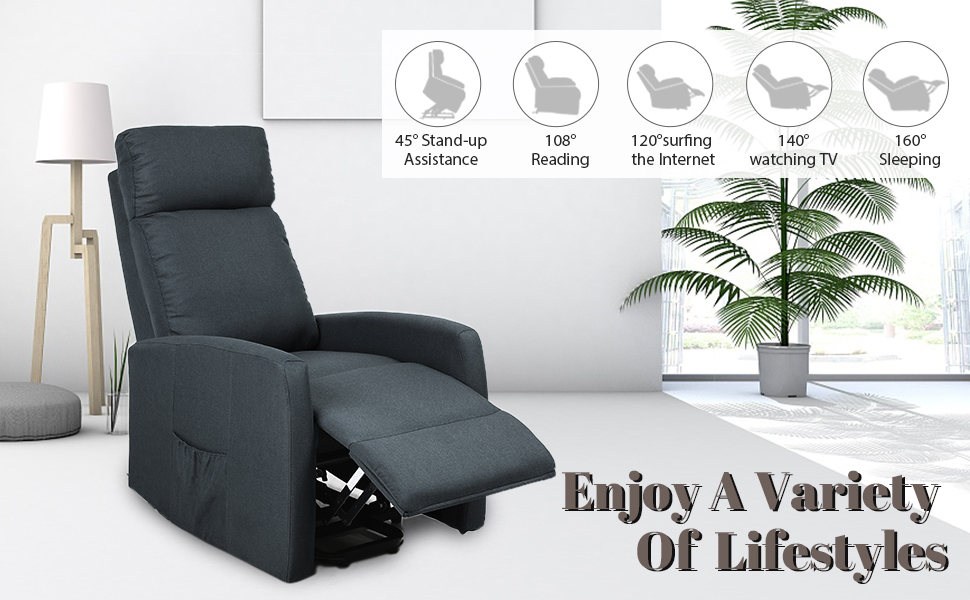 New design Living Room Fabric Massage Sofa Chair