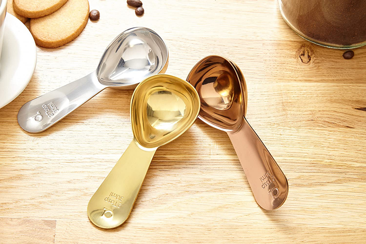 Yuming Factory The Best 304 Stainless Steel Measuring Spoons for Coffee, Tea Coffee Scoops