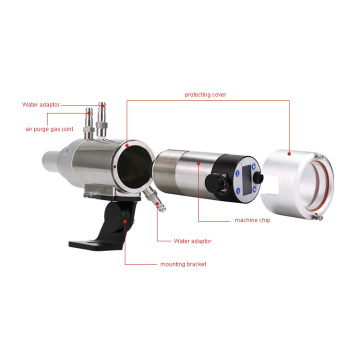 Visual-allowing high temperature infrared thermometer