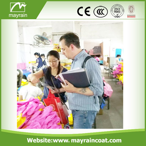 Lovely and Fashion Polyester Raincoat