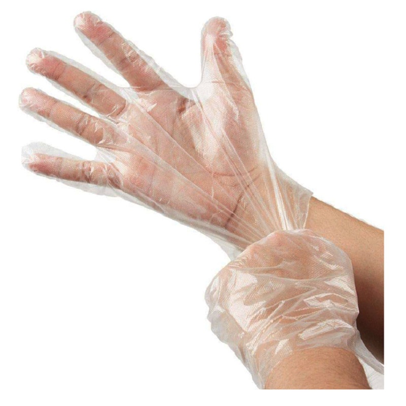 Potravina PE na jednorazové rukavice prášok bez prášku