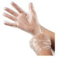 Jednorazowe plastikowe rękawiczki PE