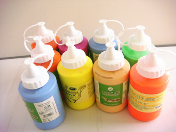 500ml wall drawing acrylic paint, wall art acrylic paints, wall decorative acrylic paint,