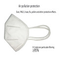 Masque facial jetable KN95 de respirateur pliant médical