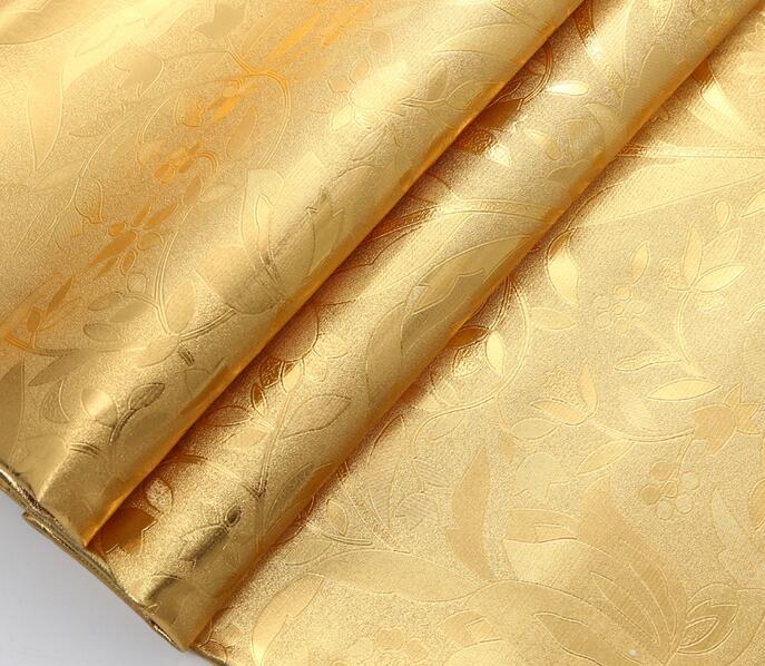 Gold PVC dekoratives Leder Gold PVC decorative leather