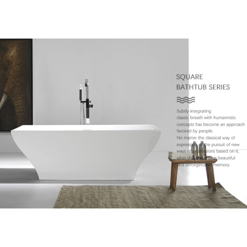 Soaking Tub 48 Inches Freestanding Acrylic Bathroom Bathtub