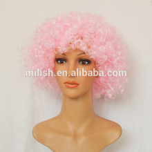 FBW-0194 Party big natural light pink afro wig