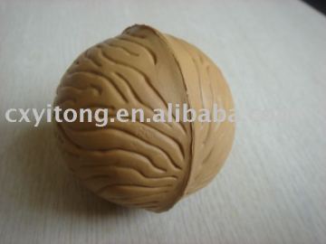antistress ball-PU walnut