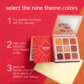 9 Farben Make-up Lidschatten-Palette