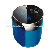 Portable Bluetooth Speaker with NFC and Clock Functions, 4 Ohms Resistivity