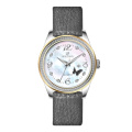 Diamond Bezel MOP Dial Women's Leather Watches