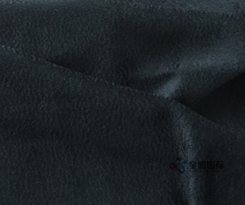 Black Wool Alpaca Blend Fabric For Winter's Coat