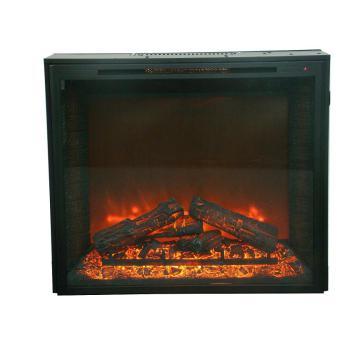 Indoor CSA & UL Approved 23\"  Black Electric Amish  Fireplace Insert