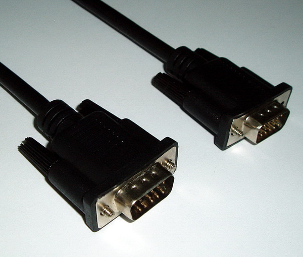 VGA Cable for Monitor, Video Device, HD 15p to HD 15p