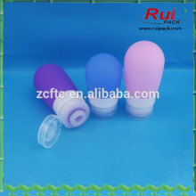 Cute empty silicone portable shampoo bottle packaging,empty silicone bottle