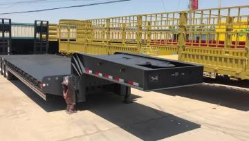 Front Loading Detachable Goosencek Lowboy Trailer