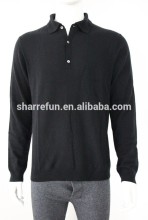 Wholesale pure men's mockneck cashmere pullover sweaters